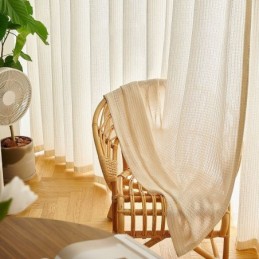 Reine Karierte Tüllvorhänge Fenstergitter Für Wohnzimmer