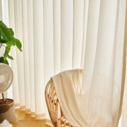 Reine Karierte Tüllvorhänge Fenstergitter Für Wohnzimmer