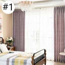 Moderner Vorhang Nach Maß, Jacquard-Verdunkelungsvorhang Für Wohnzimmer