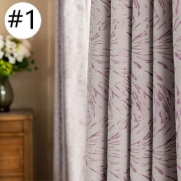 Moderner Vorhang Nach Maß, Jacquard-Verdunkelungsvorhang Für Wohnzimmer