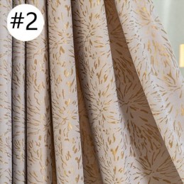 Moderner Vorhang Nach Maß, Jacquard-Verdunkelungsvorhang Für Wohnzimmer