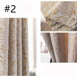 Moderner Vorhang Nach Maß, Jacquard-Verdunkelungsvorhang Für Wohnzimmer