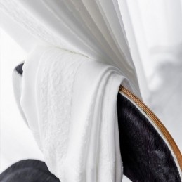 Weiße, Transparente Vorhänge, Plissierte, Zerknitterte Fensterpaneele