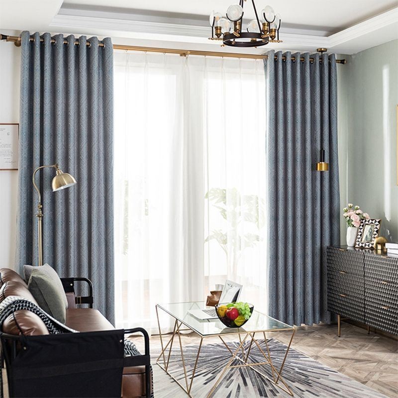 Luxus Geometrische Vorhang Maßgeschneiderte Vorhang Jacquard Verdunkelungsvorhänge Für Wohnzimmer Schlafzimmer