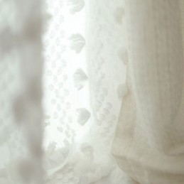 Nordische Geprägte Gardine, Maßgefertigt, Vorhang Aus Tüll, Für Wohnzimmer Und Schlafzimmer