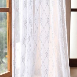 Stickerei Tüll Vorhang Maßgeschneiderte Vorhang Europäischen Sheer Voile Für Wohnzimmer