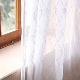 Stickerei Tüll Vorhang Maßgeschneiderte Vorhang Europäischen Sheer Voile Für Wohnzimmer