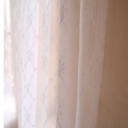 Stickerei Tüll Vorhang Maßgeschneiderte Vorhang Europäischen Sheer Voile Für Wohnzimmer