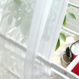 Moderne Bestickte Voile-Vorhänge, Nordischer Tüllvorhang, Maßgefertigter Vorhang Für Wohnzimmer