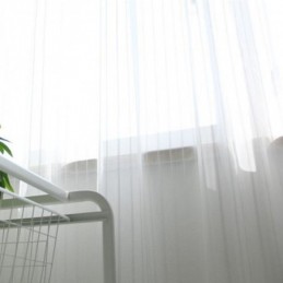 Moderne Bestickte Voile-Vorhänge, Nordischer Tüllvorhang, Maßgefertigter Vorhang Für Wohnzimmer