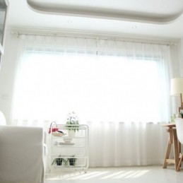 Moderne Bestickte Voile-Vorhänge, Nordischer Tüllvorhang, Maßgefertigter Vorhang Für Wohnzimmer