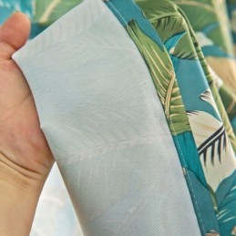 Vorhänge Aus Baumwollleinen Im Amerikanischen Stil Mit Bananenblatt-Print