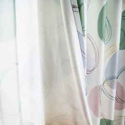 Vorhänge Im Nordischen Stil Mit Ovalem Muster