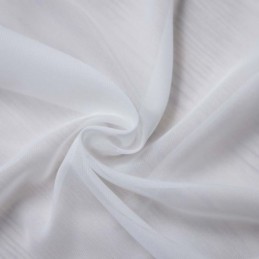 Weißer Chiffon-Vorhang, Maßgefertigt, Modern, Atmungsaktiv, Für Wohnzimmer, Schlafzimmer, Kinderzimmer