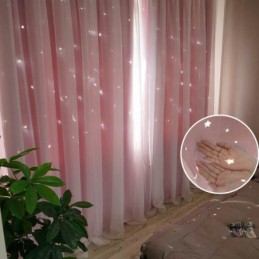 Vorhänge Mit Sternen, Romantisch, Verdunkelnd, Für Wohnzimmer Und Schlafzimmer