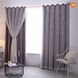 Vorhänge Mit Sternen, Romantisch, Verdunkelnd, Für Wohnzimmer Und Schlafzimmer