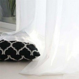 Massiver Weißer Transparenter Vorhang, Maßgefertigt, Vorhang, Modern, Schlicht, Für Wohnzimmer, Schlafzimmer, Arbeitszimmer, Stoff