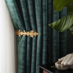 Velvet Max Verdunkelungsvorhang, Maßgefertigt, Vorhang, Malachitgrün, Einfarbig, Für Schlafzimmer