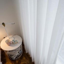 Weißer Atmungsaktiver Transparenter Vorhang, Maßgefertigt, Vorhang, Modern, Schlicht, Für Wohnzimmer, Schlafzimmer, Arbeitszimmer, Stoff