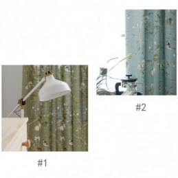 Verdunkelungsvorhang, Maßgefertigt, Vorhang, Amerikanischer Pastoral-Vogeldruck, Atmungsaktiv, Fensterrollo