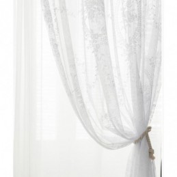 Europäischer Stil Durchsichtiger Vorhang Maßgefertigt Vorhang Panel Spitze Rose & Spiegel Voile Balkon Erkerfenster Eins