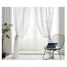 Europäischer Stil Durchsichtiger Vorhang Maßgefertigt Vorhang Panel Spitze Rose & Spiegel Voile Balkon Erkerfenster Eins