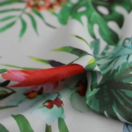 Flamingo Verdunkelungsvorhang Nach Maß, Vorhang Nach Maß, Tier-Dschungel-Thema