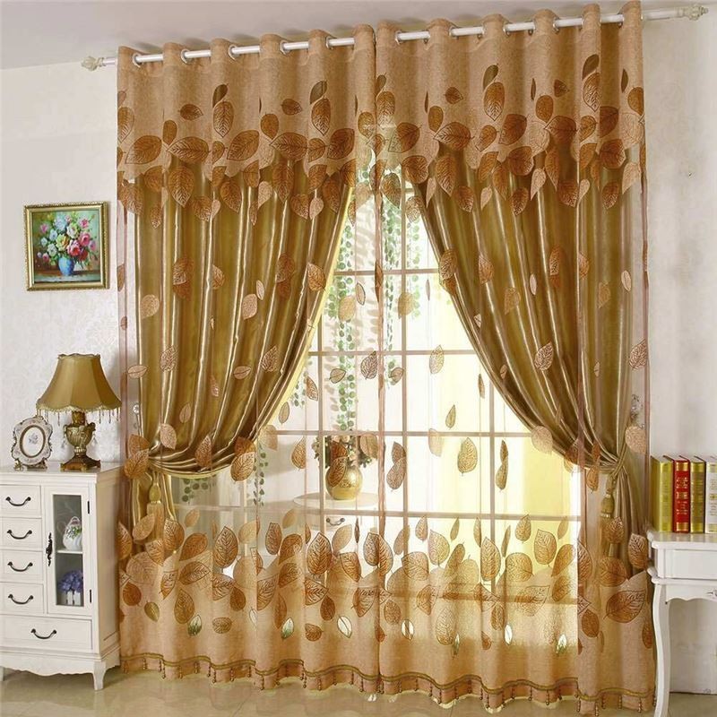 Moderner Transparenter Vorhang Nach Maß Vorhang Minimalistisch Jacquard Wohnzimmer