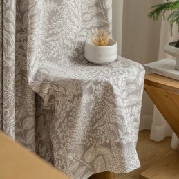 Vorhänge Mit Blattmuster Im Amerikanischen Stil Aus Polyester