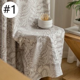 Vorhänge Mit Blattmuster Im Amerikanischen Stil Aus Polyester