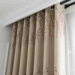Vorhang Nach Maß Vorhang American Plant Jacquard