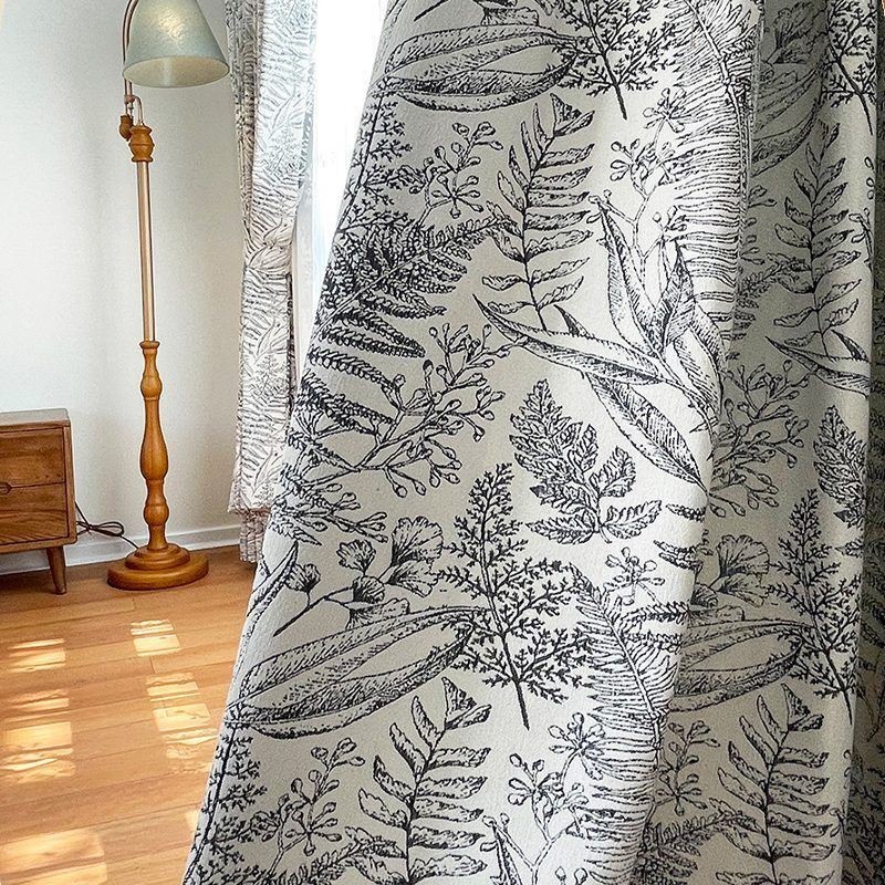 Chenille-Vorhänge American Dark Jacquard