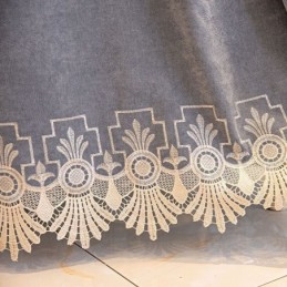 Halbverdunkelungsvorhang, Maßgefertigt, Vorhang Im Chinesischen Stil, Chenille-Pipa-Stickerei Für Wohnzimmer Und Schlafzimmer