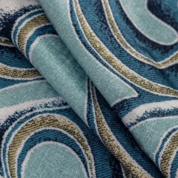 Chenille-Vorhänge Mit Skandinavischem Verdunkelungsmuster