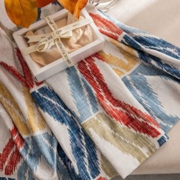 Chenille-Vorhang Nach Maß, Vorhang Mit Rautenmuster, Bedruckt, Nordischer Stil, Verdunkelung