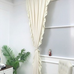 Nordischer Chenille-Vorhang, Maßgefertigt, Einfarbig, Spleißen Für Wohnzimmer, Schlafzimmer