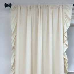 Nordischer Chenille-Vorhang, Maßgefertigt, Einfarbig, Spleißen Für Wohnzimmer, Schlafzimmer