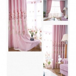 Nordic Blackout Vorhänge Floral Stickerei Für Wohnzimmer Schlafzimmer