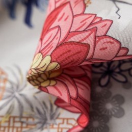 Vorhang Im Nordischen Stil, Maßgefertigt, Vorhang Aus Baumwolle Mit Blumenmuster