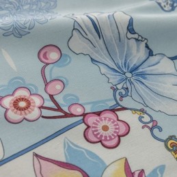 Vorhang Im Nordischen Stil, Maßgefertigt, Vorhang Aus Baumwolle Mit Blumenmuster