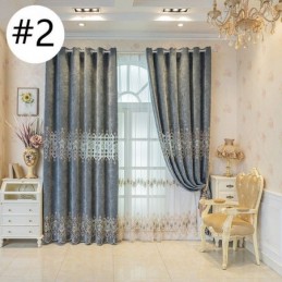 Verdunkelungsvorhang, Maßgefertigt, Vorhang, Geometrische Stickerei, Nordischer Stil, Für Wohnzimmer, Schlafzimmer