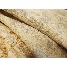 Chenille-Halbverdunkelungsvorhang, Maßgefertigt, Vorhang Mit Europäischer Blumenstickerei, Für Wohnzimmer Und Schlafzimmer