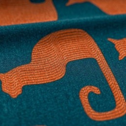 Baumwollgardine Nach Maß, Vorhang Mit Kätzchen-Print, Nordischer Stil