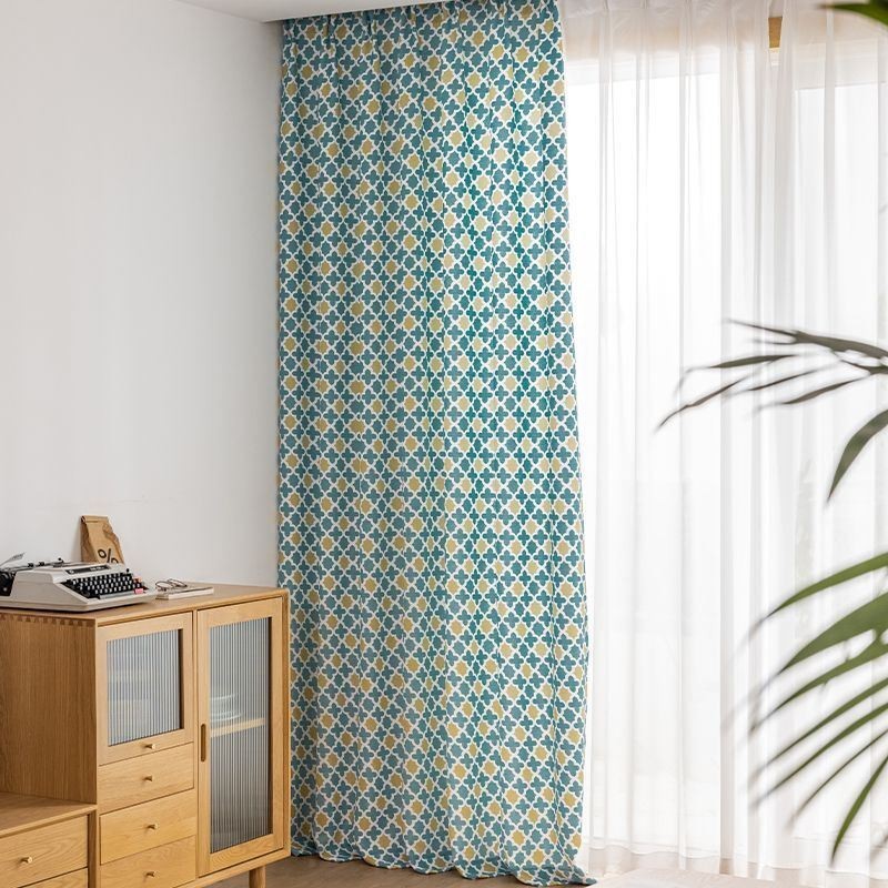 Vorhang Nach Maß, Vorhang Geometrisch Bedruckt, Nordischer Stil