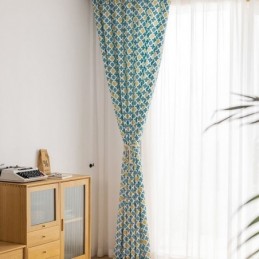Vorhang Nach Maß, Vorhang Geometrisch Bedruckt, Nordischer Stil