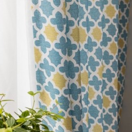 Vorhang Nach Maß, Vorhang Geometrisch Bedruckt, Nordischer Stil