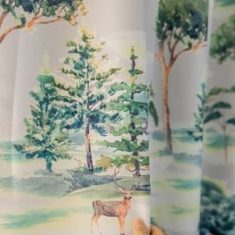 Vorhänge Wald Bedruckt Im Amerikanischen Stil