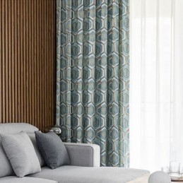 Nordic Blackout Vorhänge Geometrisch Gedruckt Für Wohnzimmer