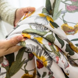 Vorhänge Mit Blattmuster Im Amerikanischen Stil Aus Polyester