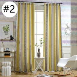 Nordischer Verdunkelungsvorhang Aus Baumwollleinen, Maßgefertigt, Geometrischer Jacquard Für Wohnzimmer Und Schlafzimmer